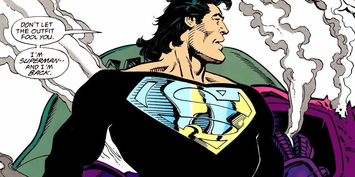 Las 10 mejores apariciones de Superman en traje negro, clasificadas