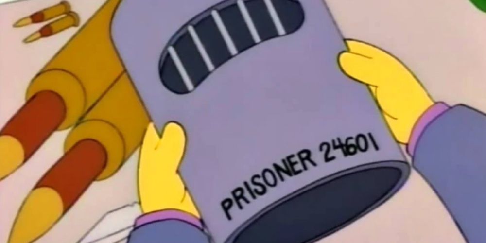 Principal Skinner's POW helmet in The Simpsons