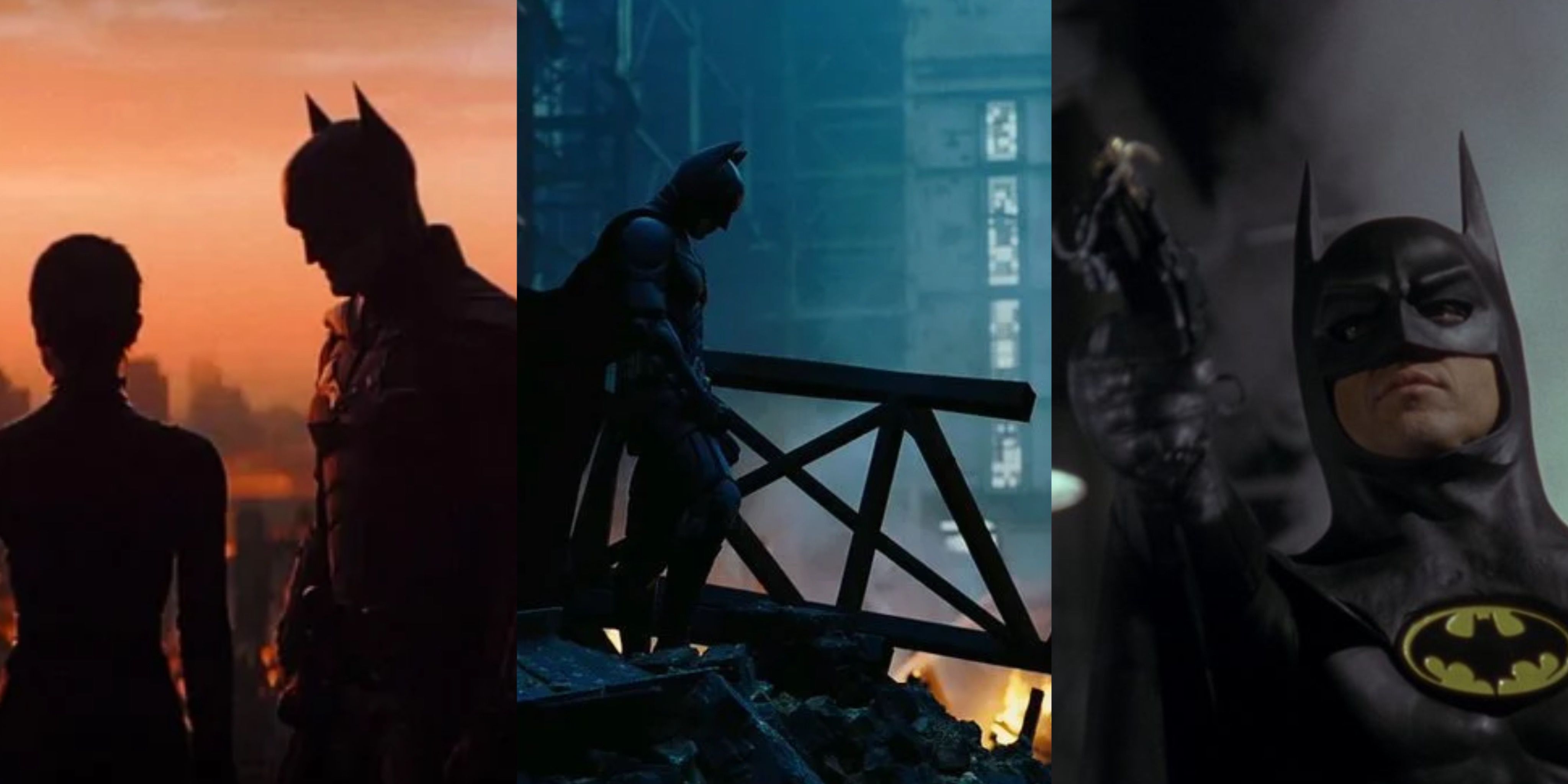 Robert Pattinson Batman, Christian Bale Batman, Michael Keaton Batman