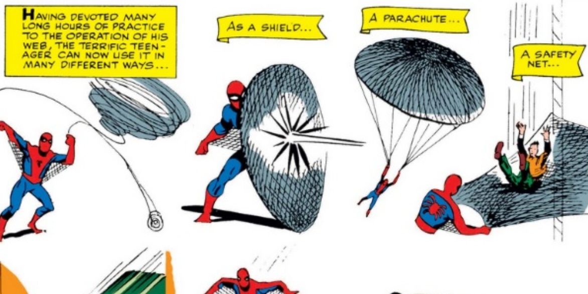 Spider man web parachute discount