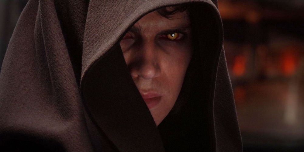 Anakin Skywalker fallen to the Dark Side in Star Wars Episode III: Revenge of the Sith