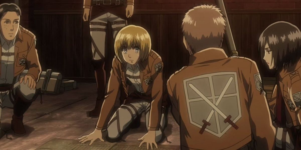 Armin, Jean, Marco and Mikasa from Attack On Titan