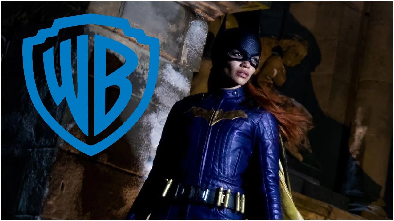 Leslie Grace's Batgirl with Warner Brothers Logo.