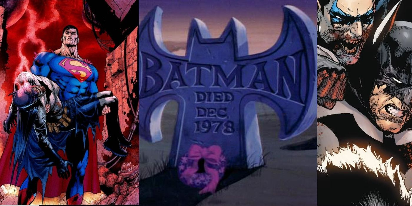Batman's many deaths in DC Comics