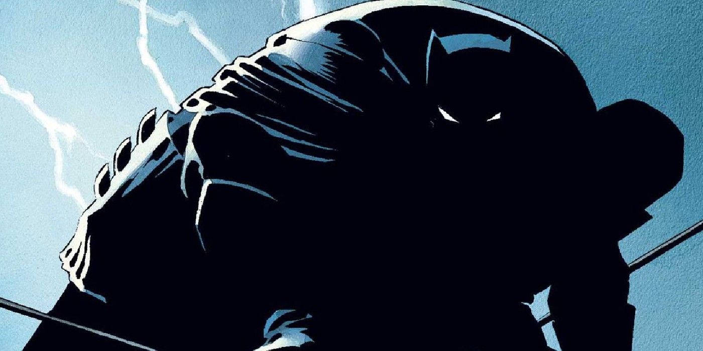 Batman Looms Over Gotham In The Dark Knight Returns