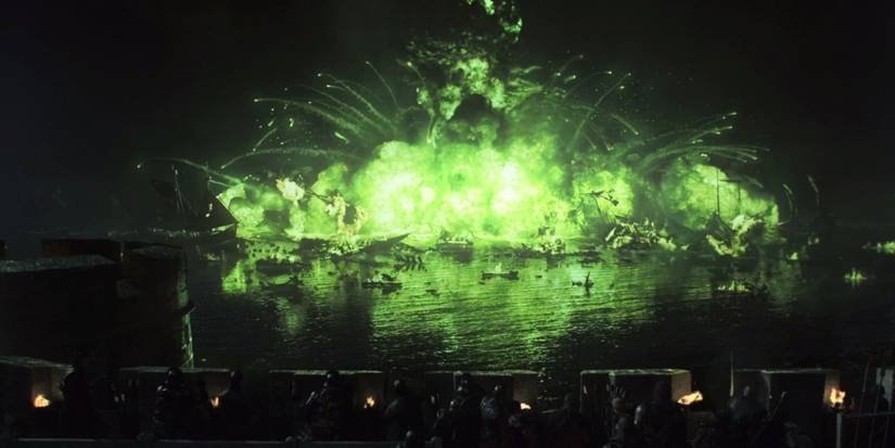 Armadilha de wildfire de Tyrion na Batalha da Baía dos Negros