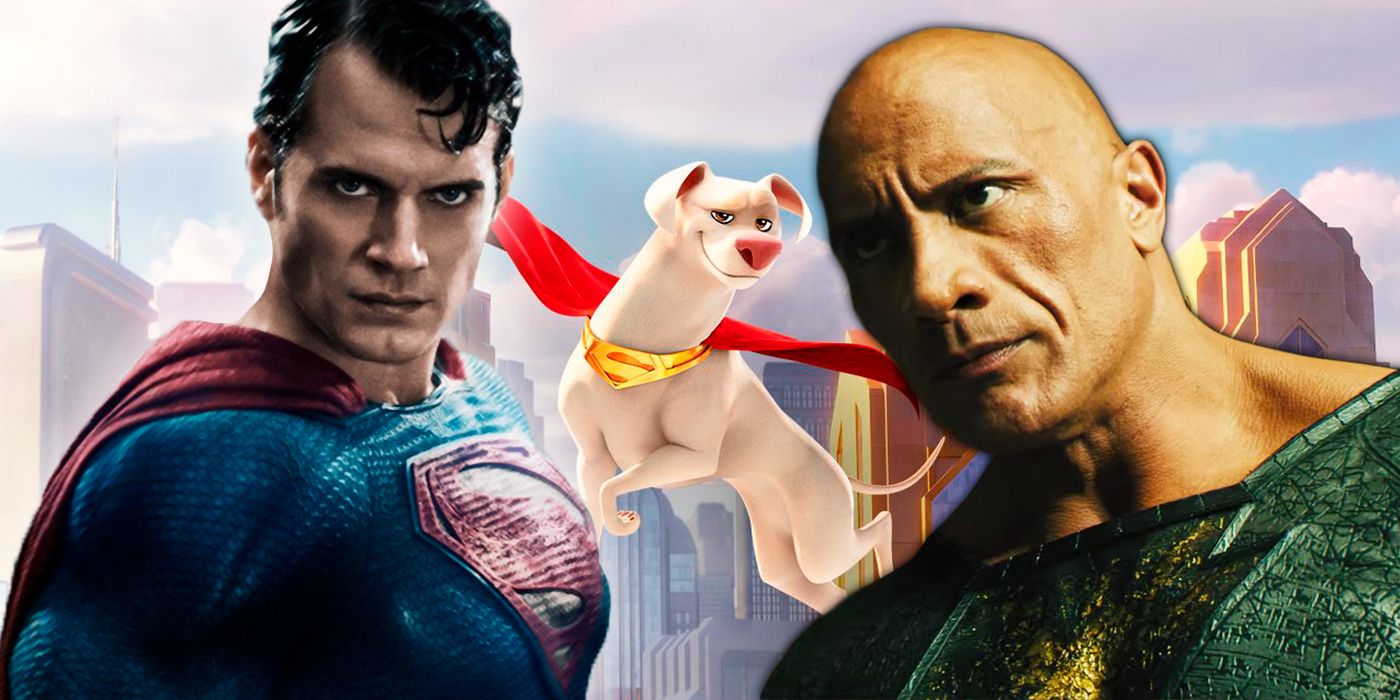 DC League of Super-Pets Almost Had a Black Adam vs. Superman Fight - With a Meta Twist