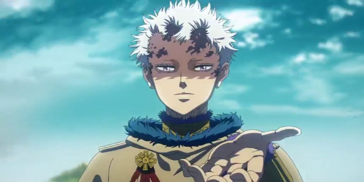 Black Clover - William Vangeance with a purple scar on his face