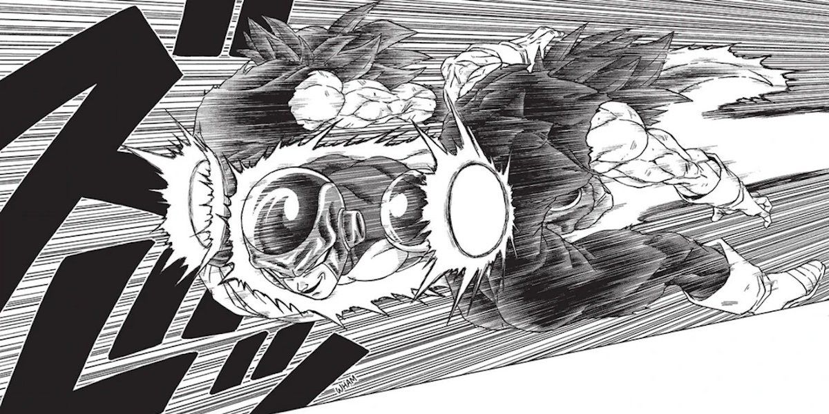 Black Frieza defeats Ultra Instinct Goku and Ultra Ego Vegeta in Dragon Ball Super manga.