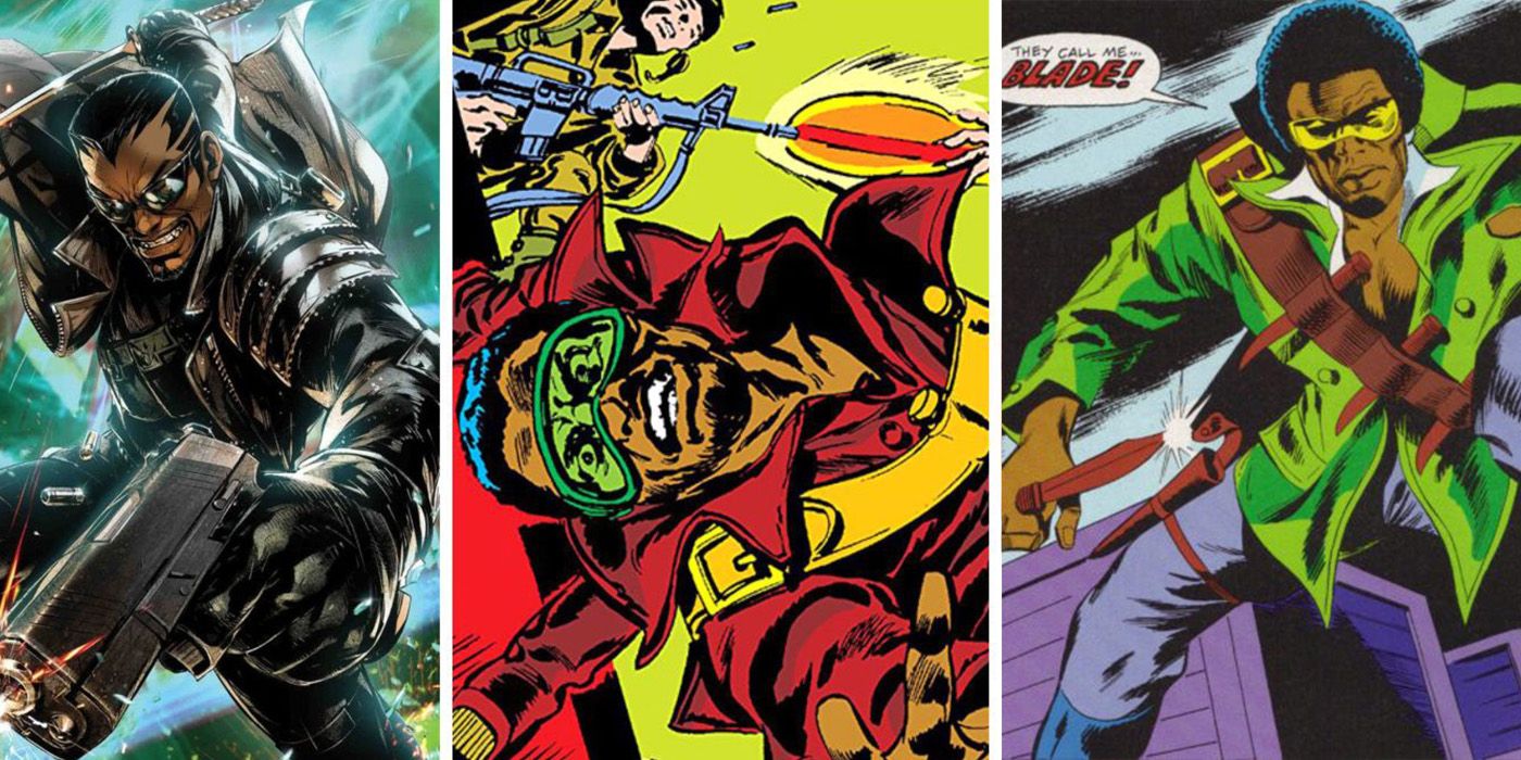 Blade wears various costumes in Marvel Comics