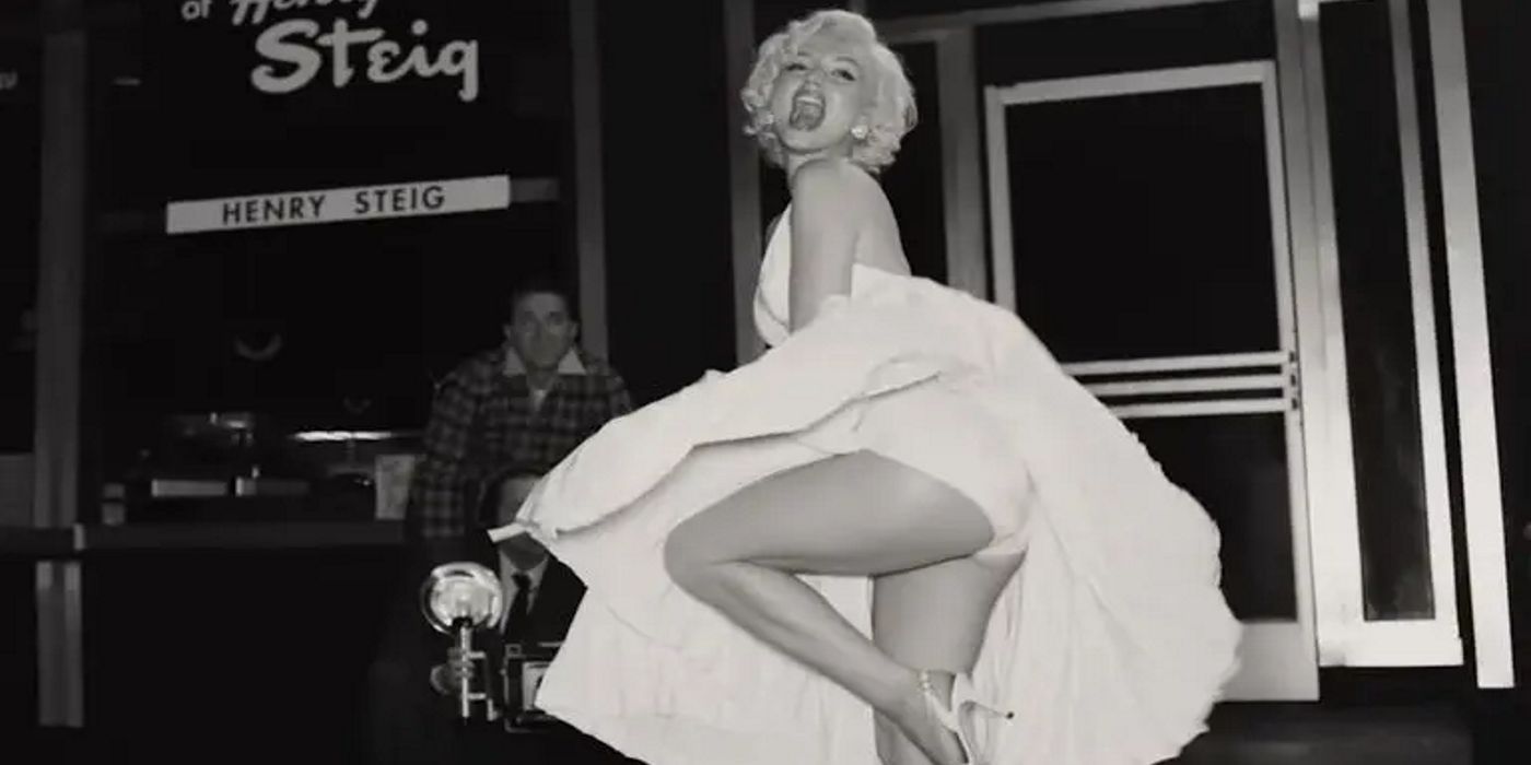 Blonde Ana de Armas Marilyn Monroe 