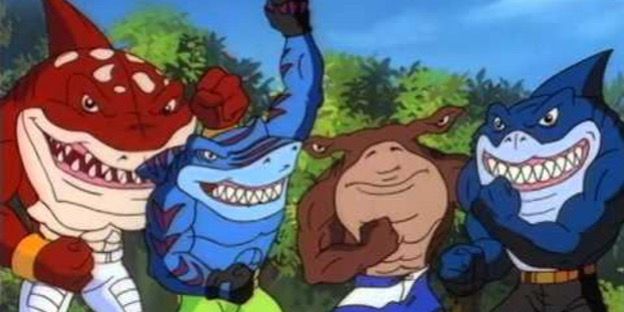 The Cartoon Street Sharks