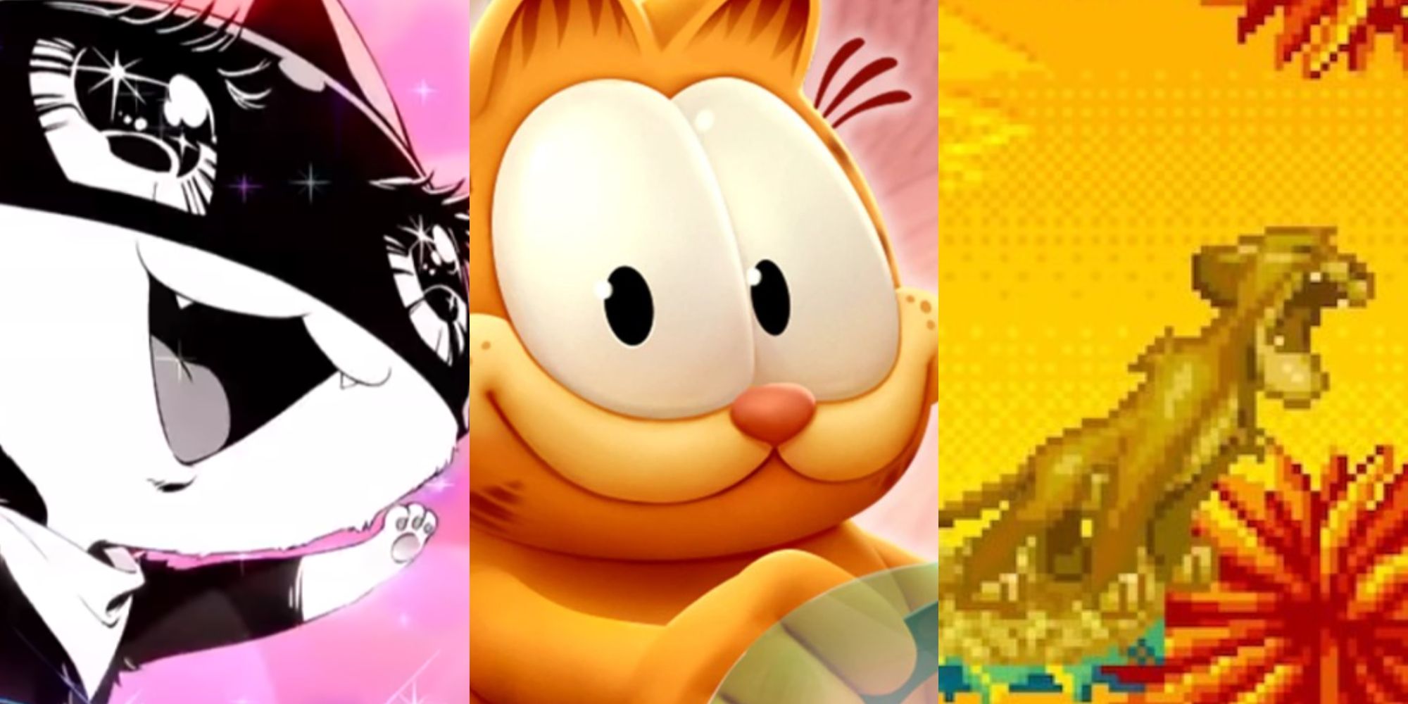 Garfield, Persona 5, Lion King, a list of cat games