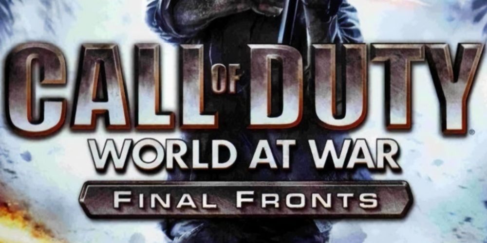 The front cover of Call of Duty: World At War: Final Fronts spin-off game