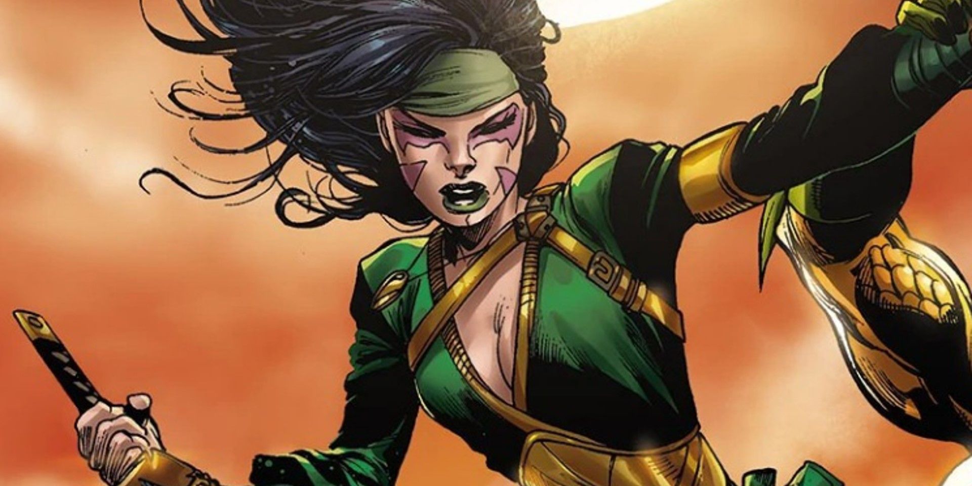 Cheshire (Jade Nguyen) battles Aquaman in DC Comics.