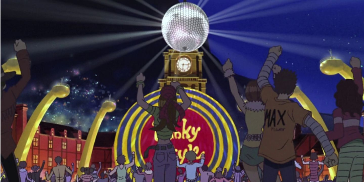 Mirror Ball Island from One Piece.
