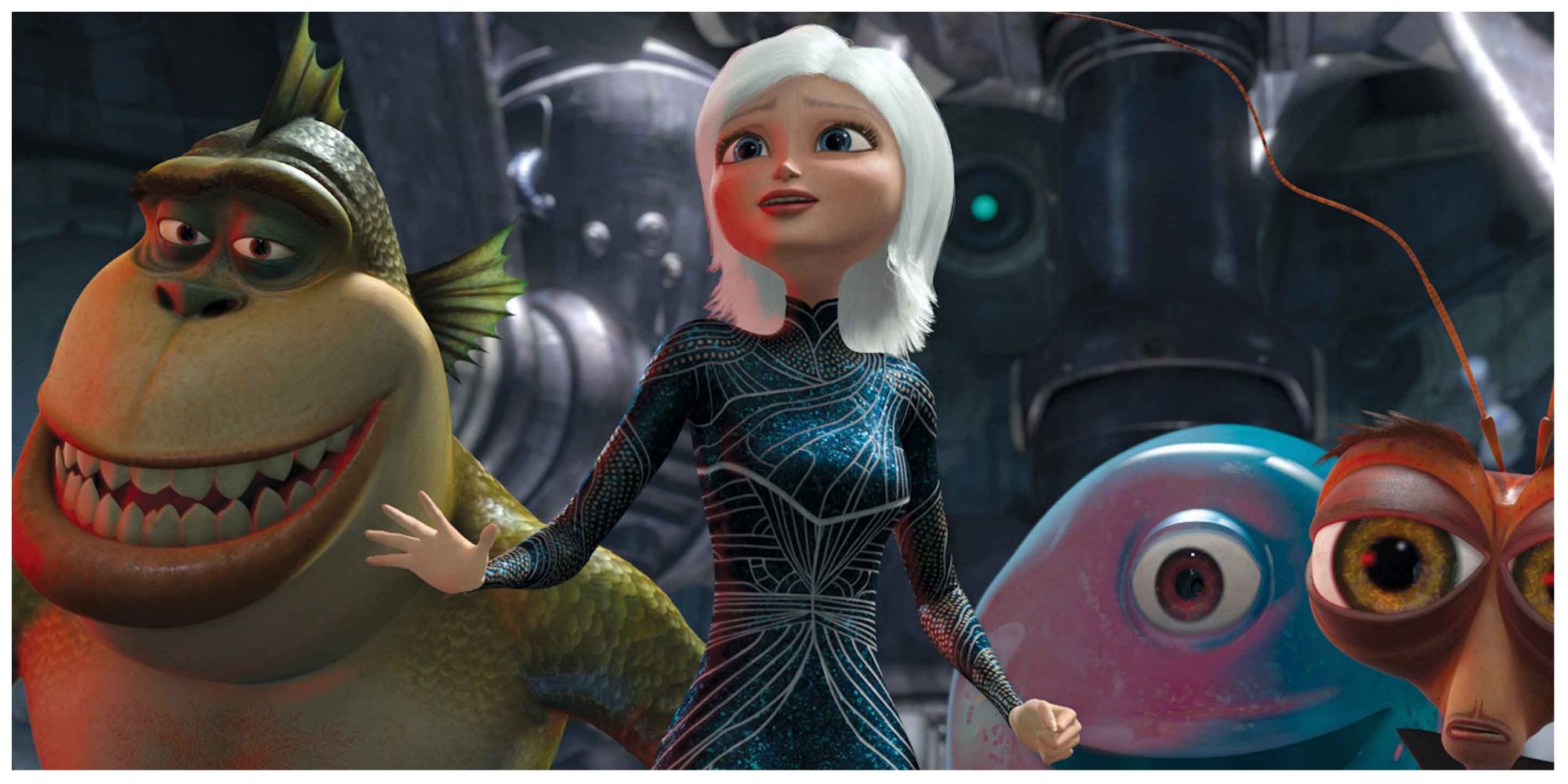 Susan Murphy and the rest of the monsters in DreamWorks' Monsters vs. Aliens
