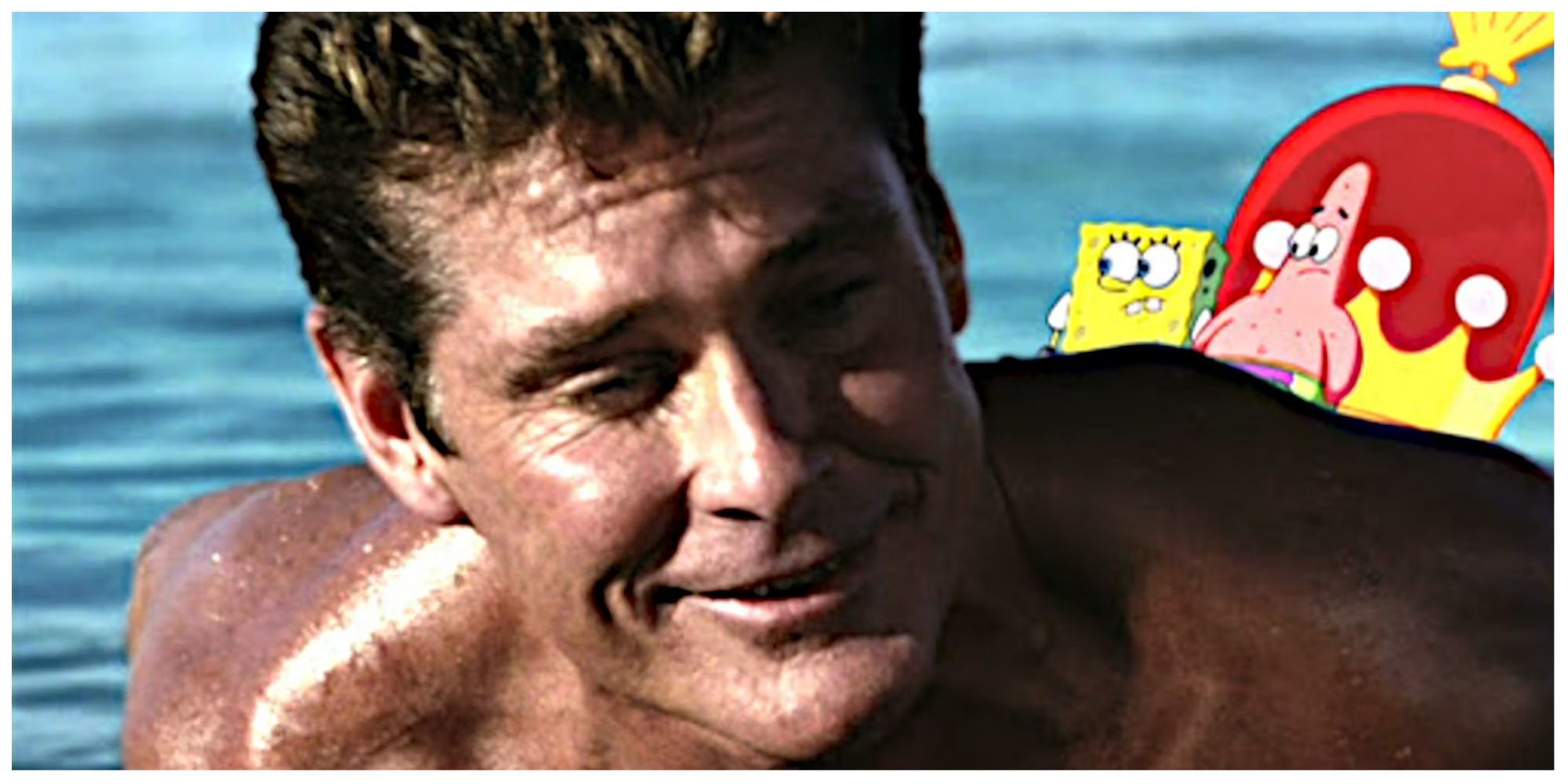 David Hasslehoff in the Spongebob Squarepants movie