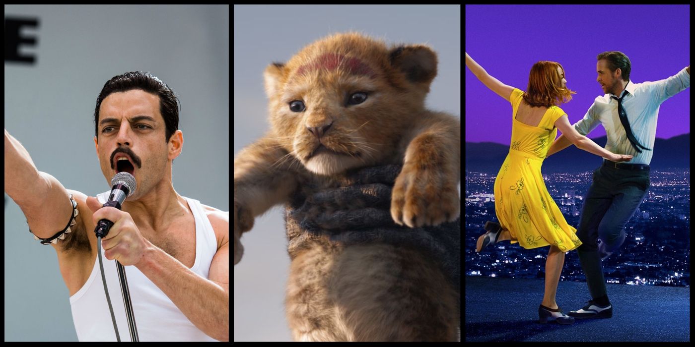 Bohemian Rhapsody, The Lion King and La La Land amongst the highest grossing musicals