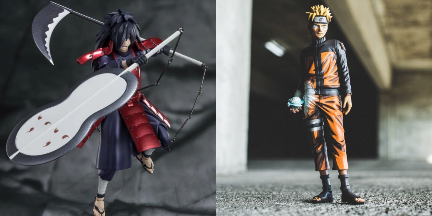 Madara and Naruto high-quality figures