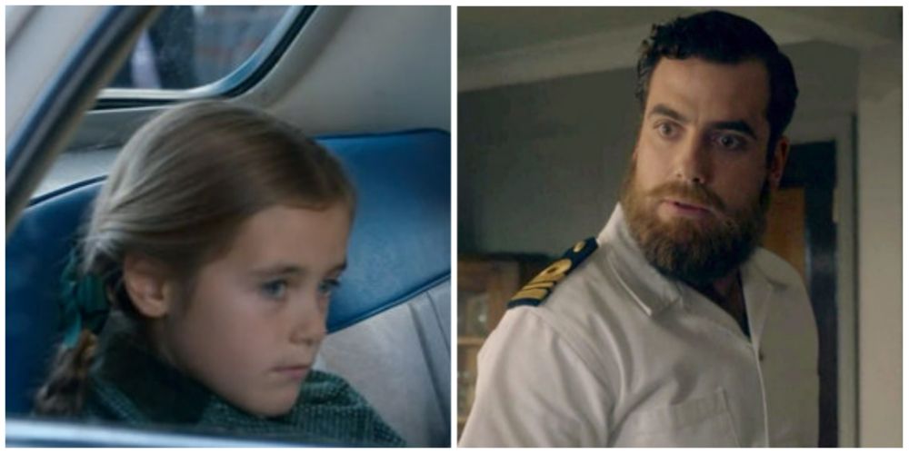 Split-image: Mike's daughter, Mike - The Crown