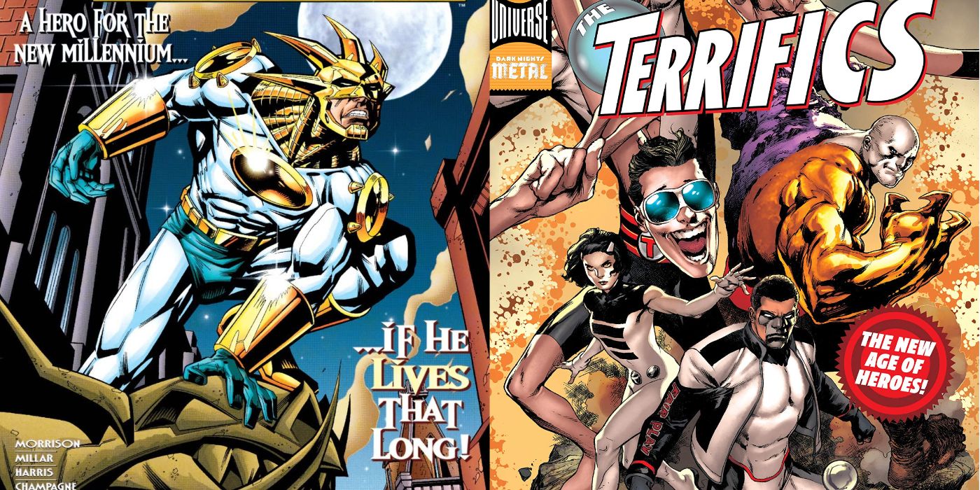 Aztek and The Terrifics from DC Comics