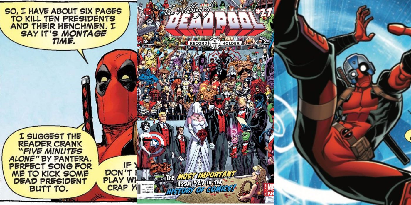 Deadpool breaks the fourth wall and gets married in Marvel Comics
