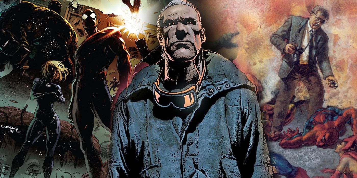 Marvel's Dark Ages, Ruins and Punisher The End characters split image
