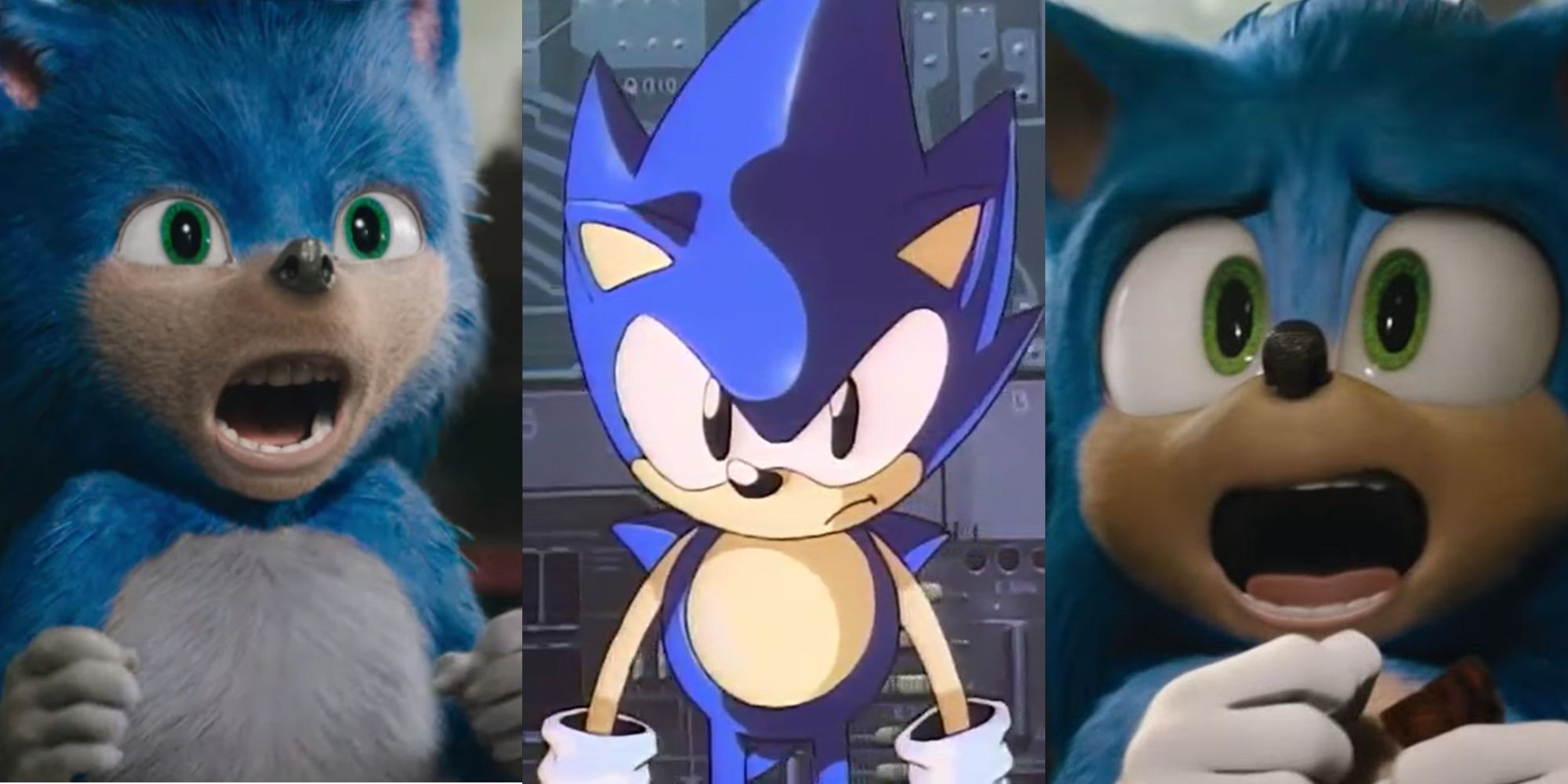 Sonic X Sonic vs OVA Sonic.