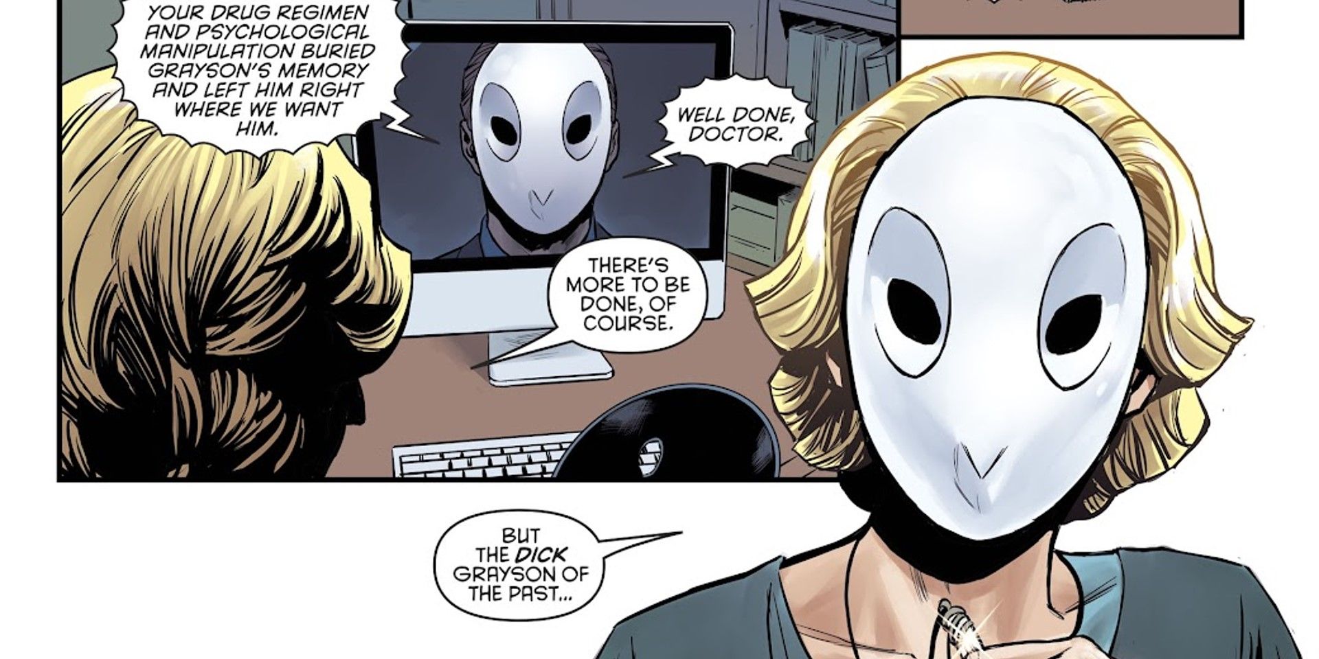 Dr. Isabella Haas reveals she is a member of the Court of Owls in DC Comics