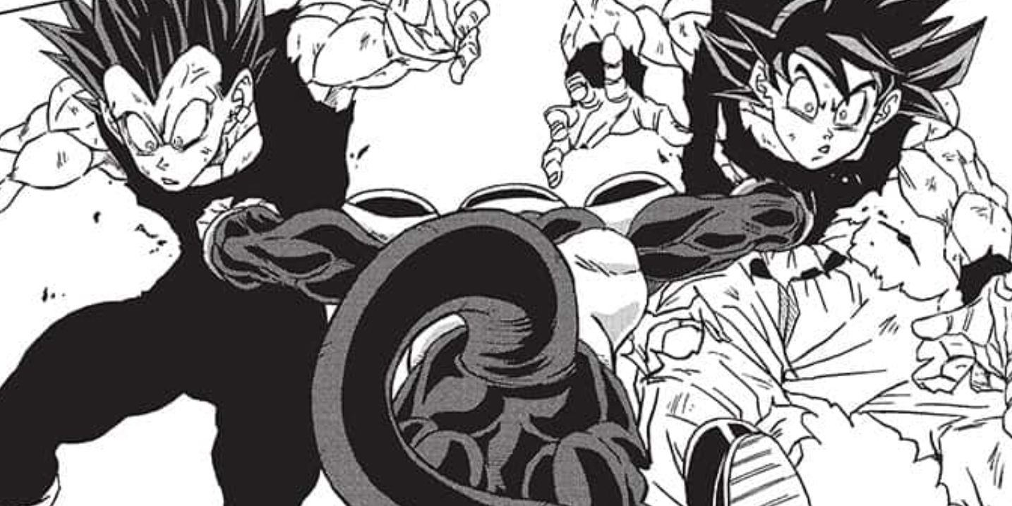 Black Frieza knocks out both Goku and Vegeta in Dragon Ball Super manga