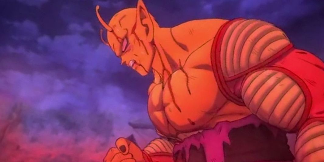 Orange Piccolo is angry at Cell Max in Dragon Ball Super: Super Hero