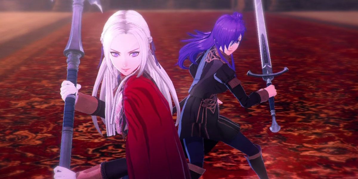 Edelgard and Shez In Fire Emblem Warriors Three Hopes