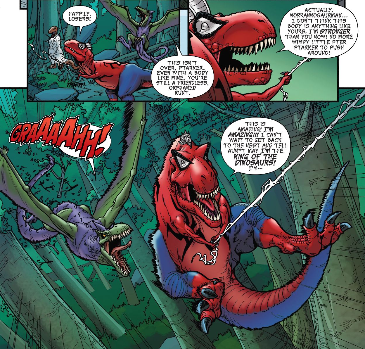 Spider-Rex in Edge Of Spider-Verse #1 