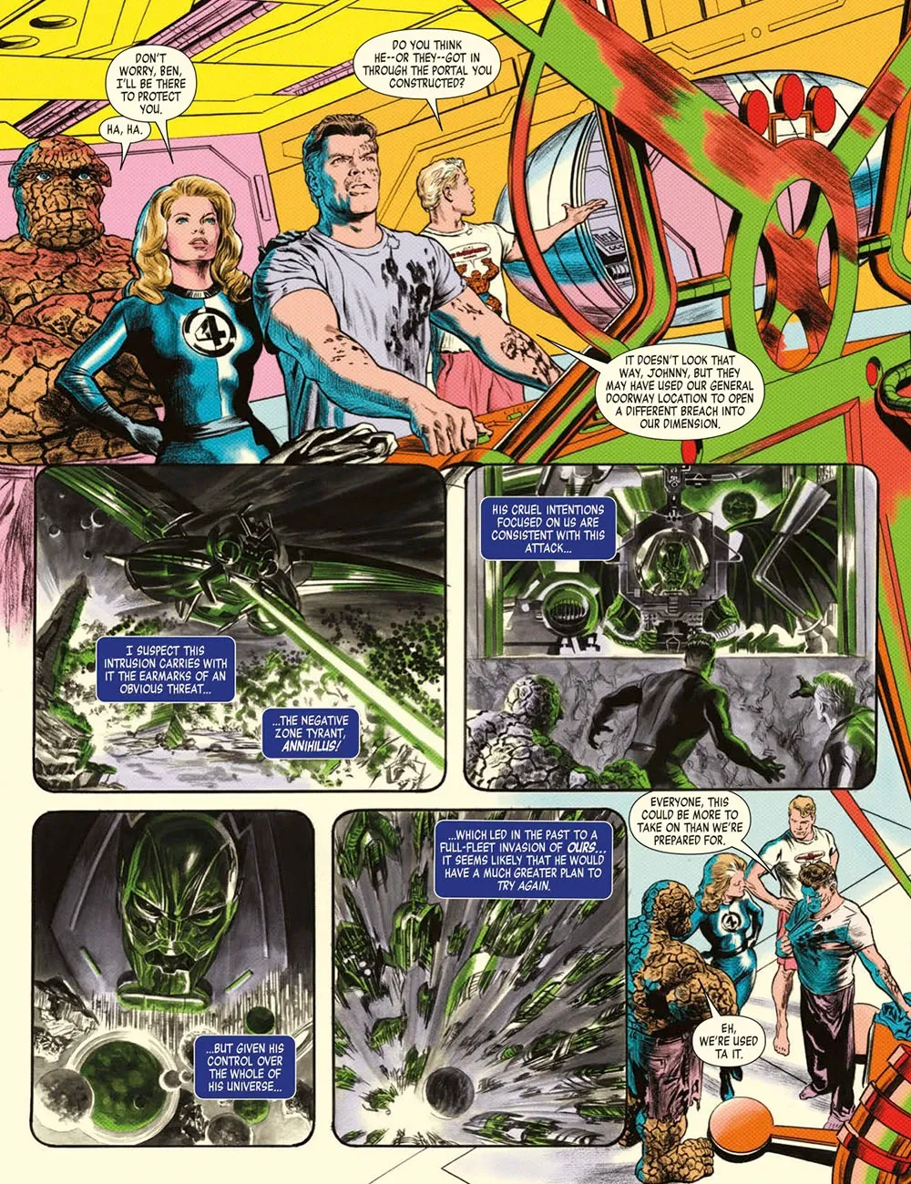 Alex Ross Debuts Dramatically Different Art Style for Fantastic Four Graphic Novel