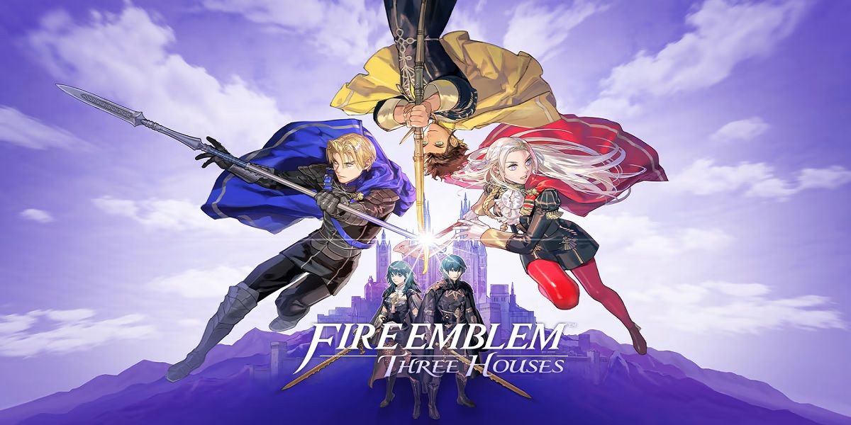 Promotional art for Fire Emblem Three Houses for the Nintendo Switch.