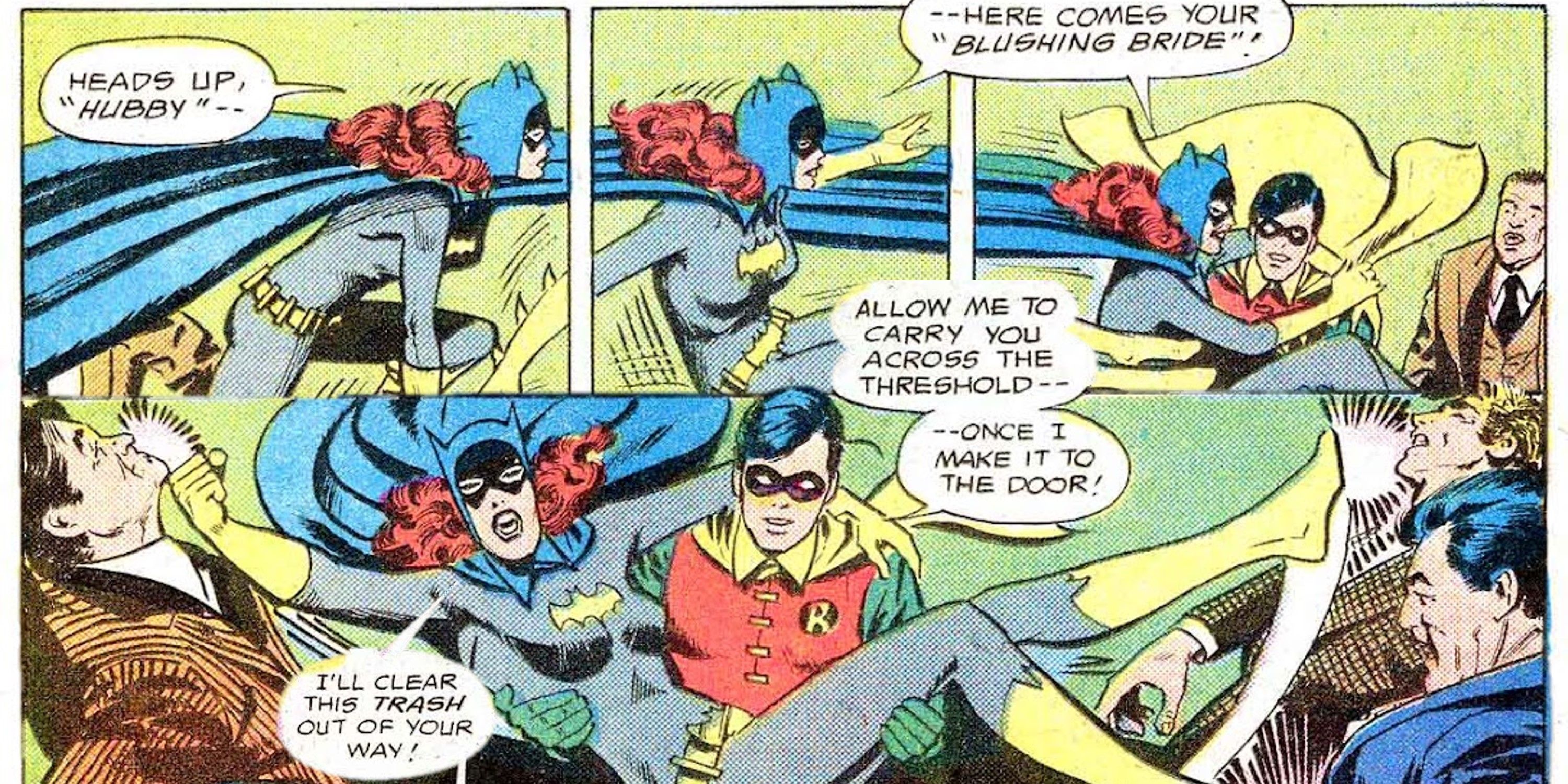 Robin and Batgirl's Wedding in Batman Family DC Comics