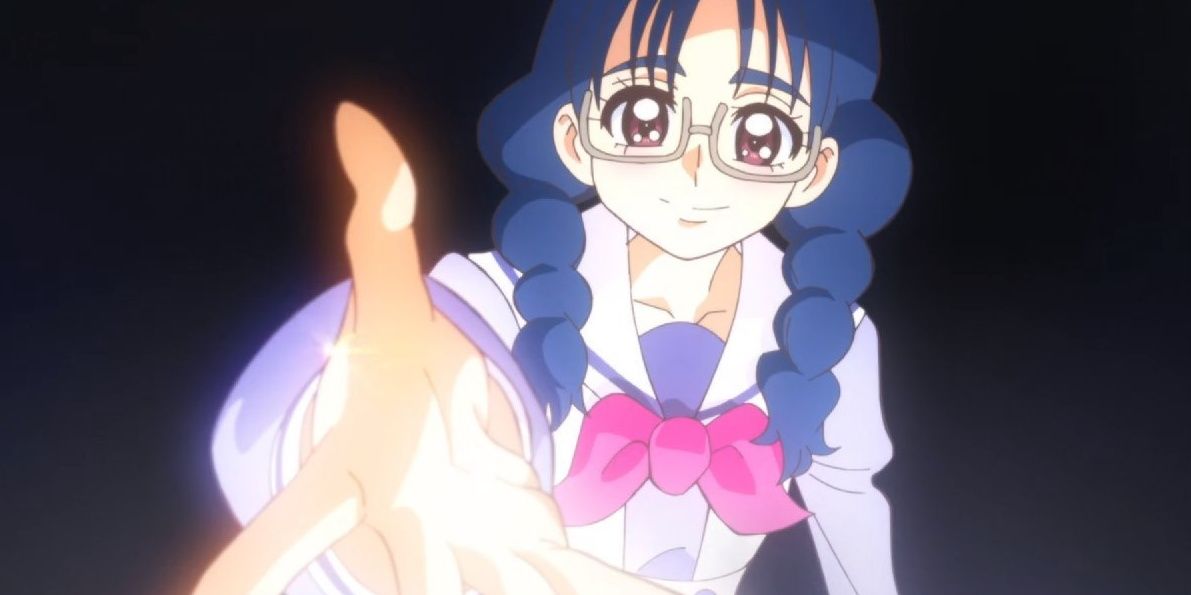 Go Princess Precure Yui Nanase with an outstretched hand