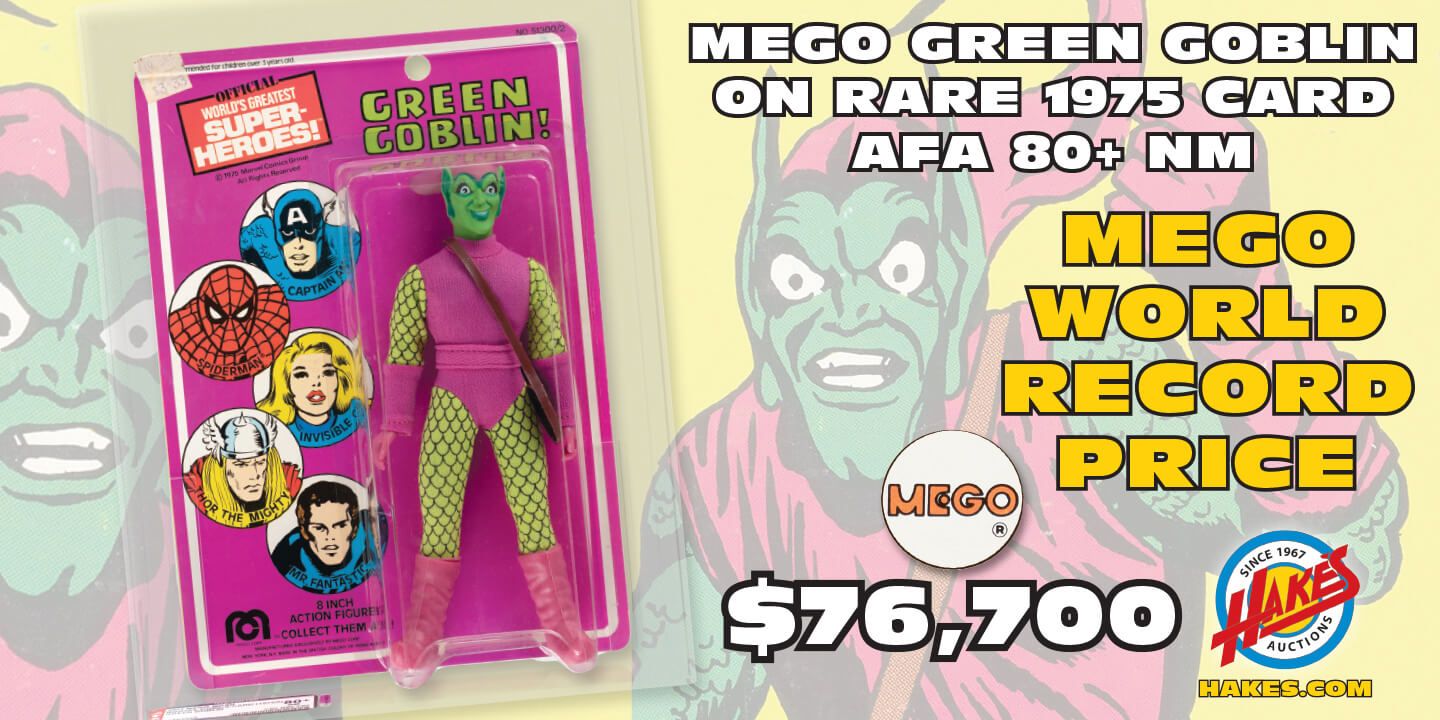 Mego Green Goblin Figure Sells for a Ridiculously Large Amount of Money