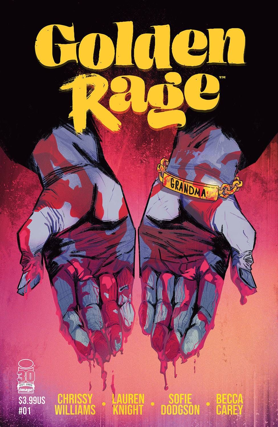 Golden Rage #1 cover