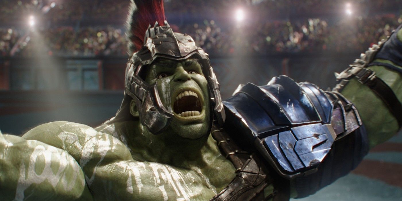 Hulk fights on Sakaar in the Contest of Champions