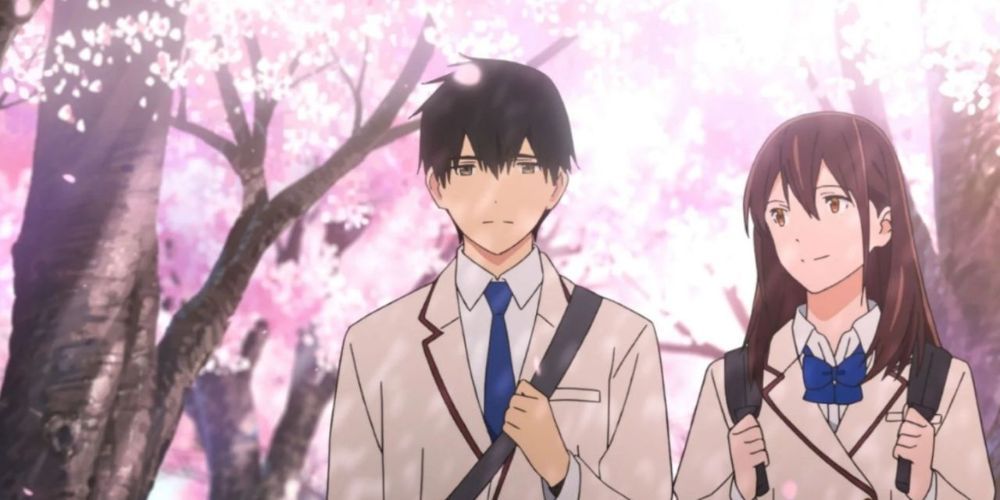 Haruki and Sakura from I Want To Eat Your Pancreas.