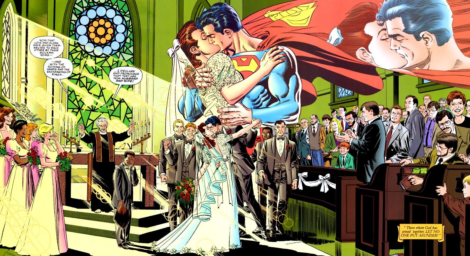 Superman and Lois Lane get married in Superman: The Wedding Album in DC Comics