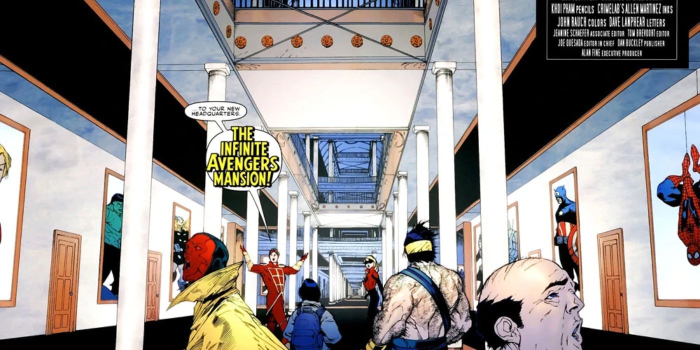 Infinite Avengers Mansion in Marvel Comics