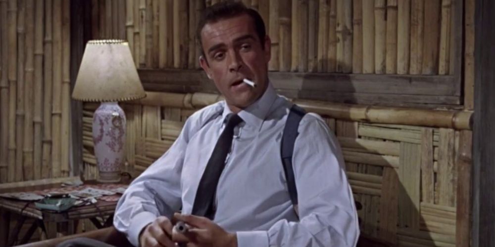 James Bond kills Professor Brett in Dr No "You've had your six" scene