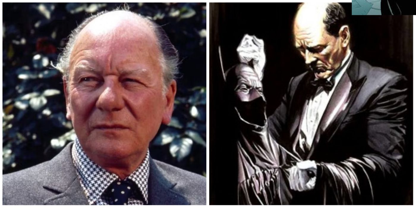 John Gielgud and Alfred Pennyworth