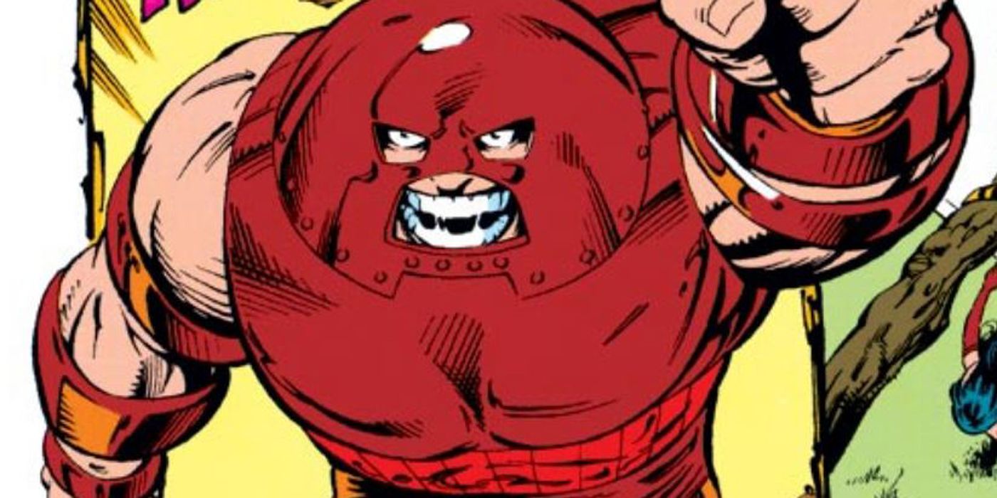 Juggernaut charging in Marvel Comics