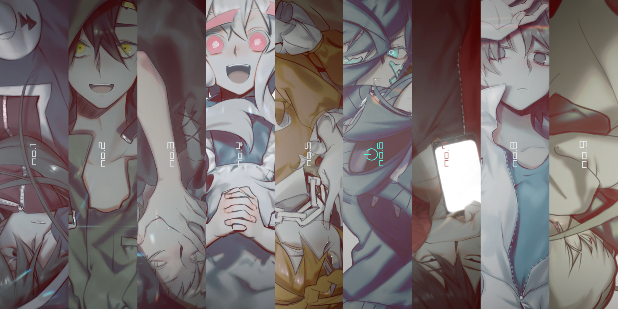 The main characters from KagerouProject