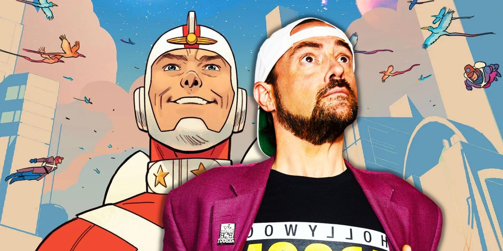 A Promotional Image of Kevin Smith for Strange Adventures Series