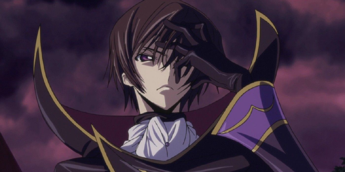 Lelouch makes a plan in Code Geass: Lelouch Of The Resurrection.